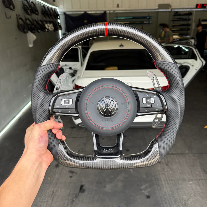 VW Custom Trimmed Round Airbag Covers (2013-2020)