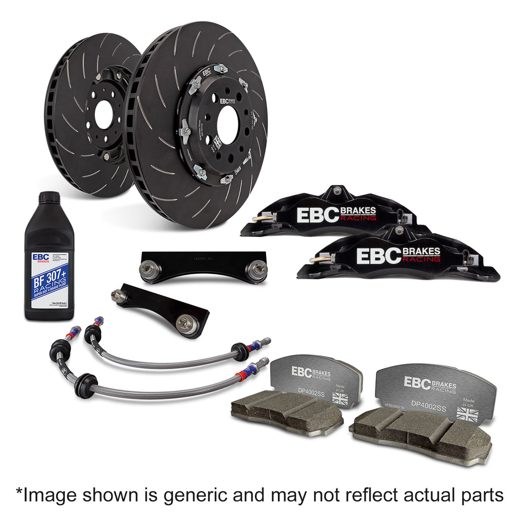 EBC Brakes Balanced Big Brake Kit (BLACK) 330x28 Disc BBK007BLK-2