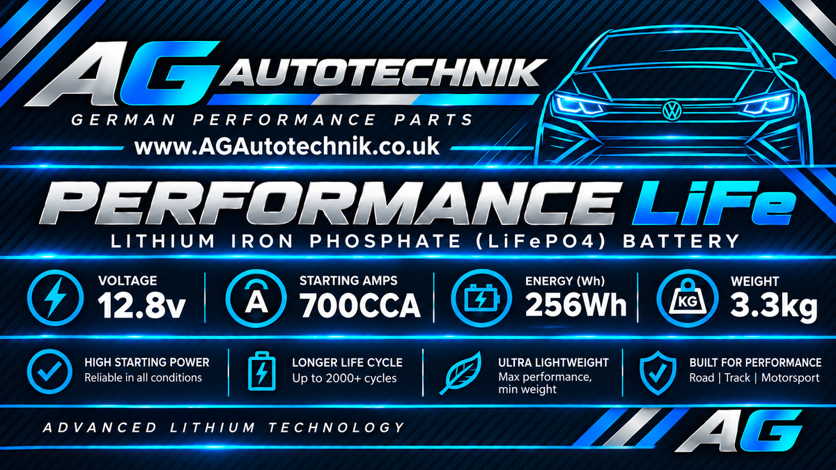 Performance LiFe 12v Lithium Engine Starter Batteries 🔋