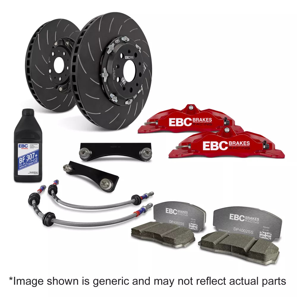 EBC Brakes Balanced Big Brake Kit (RED) 330x28 Disc BBK007RED-2