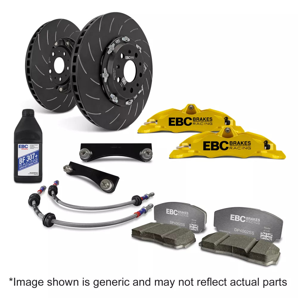 EBC Brakes Balanced Big Brake Kit (YELLOW) 330x28 Disc BBK007YEL-2