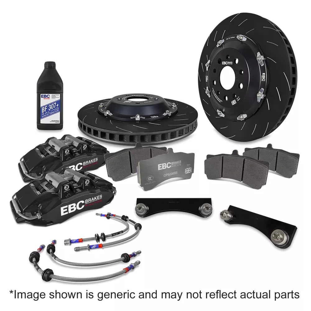 EBC Brakes Balanced Big Brake Kit (BLACK) 355x32 Disc BBK041BLK-1
