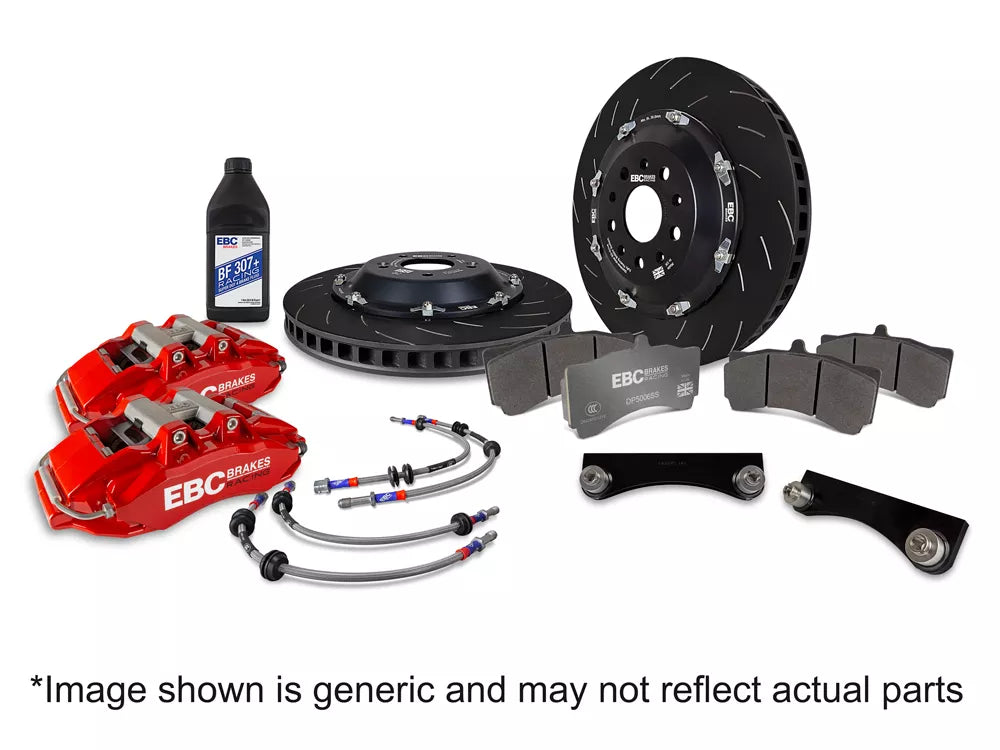 EBC Brakes Balanced Big Brake Kit (BLACK) 380x36 Disc BBK033RED-2