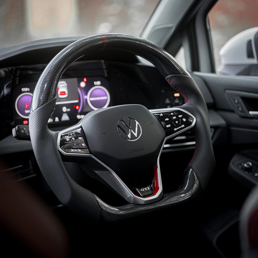 VW MK8/8.5 Golf Carbon Fibre Steering Wheels