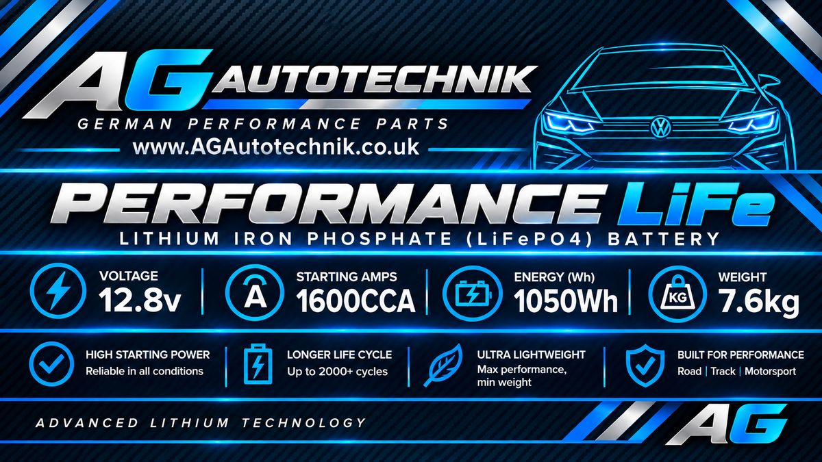 Performance LiFe 12v Lithium Engine Starter Batteries 🔋