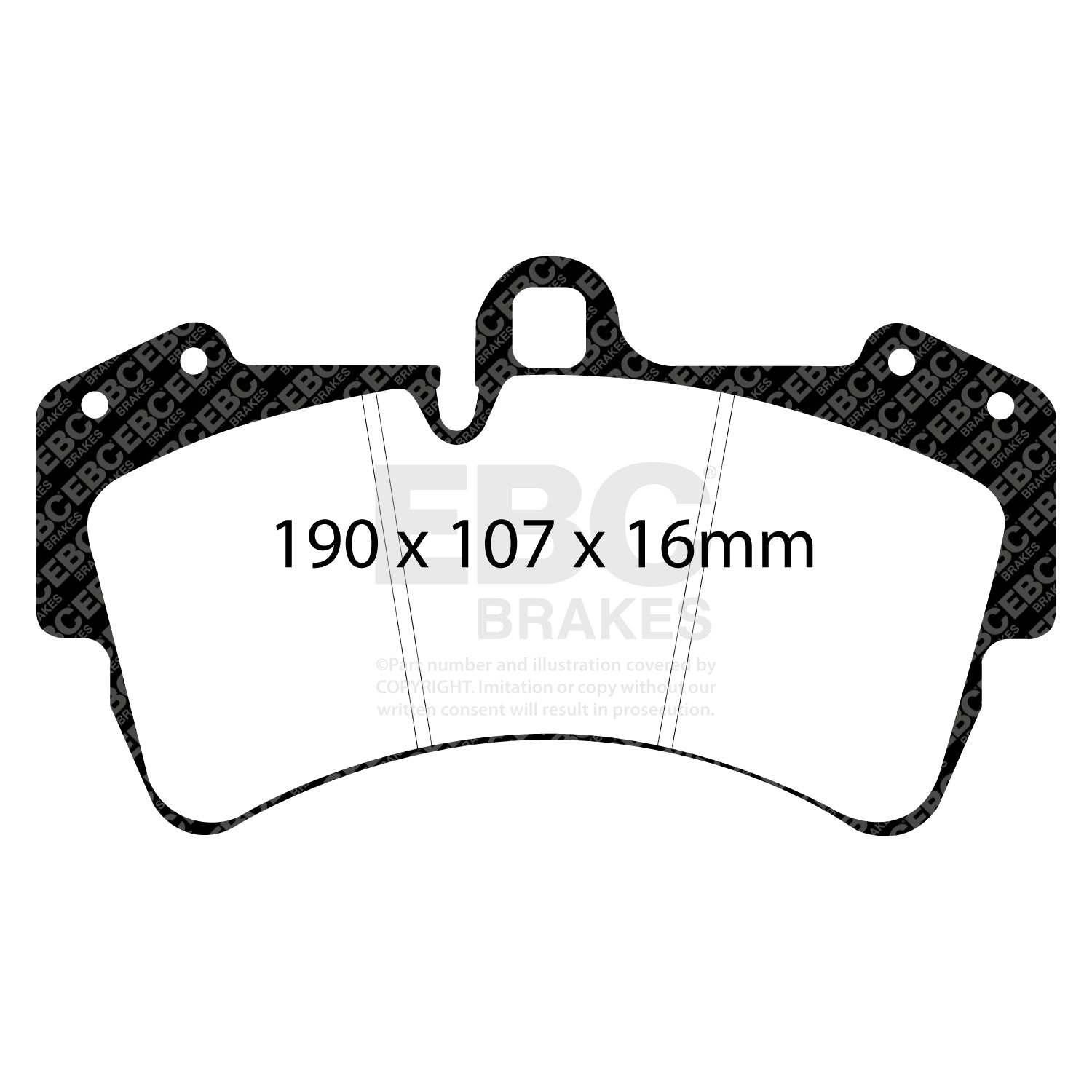 Front Yellowstuff 4000 Series Street and Track Brake Pad Set - DP41473R