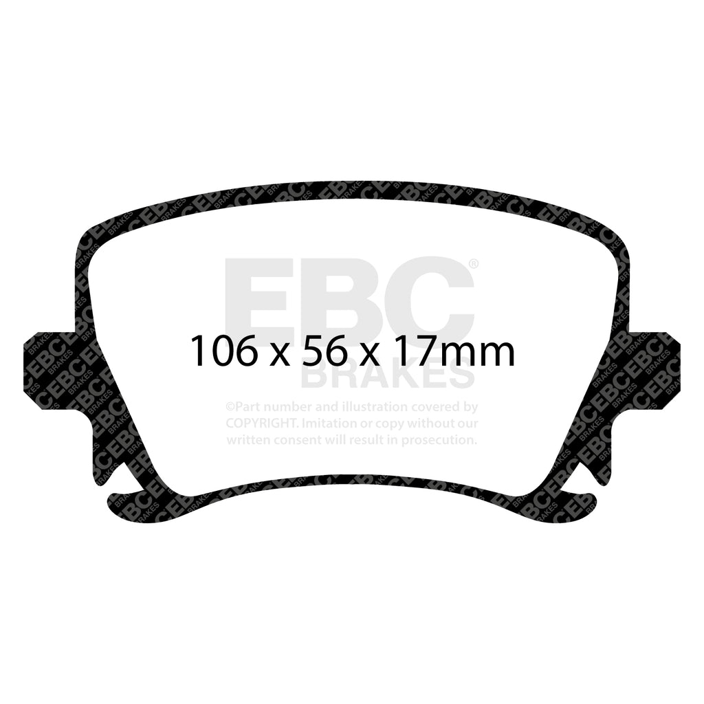 Rear Yellowstuff 4000 Series Street and Track Brake Pad Set - DP41518R