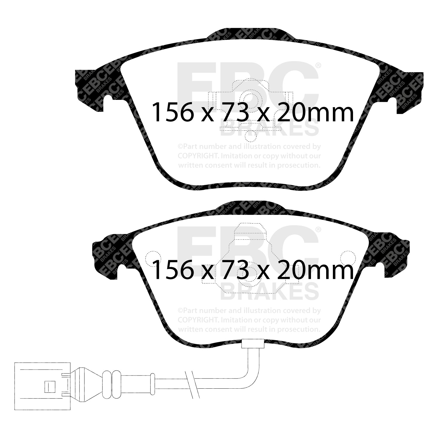 Front Bluestuff Brake Pad 5000 Series TrackDay Set