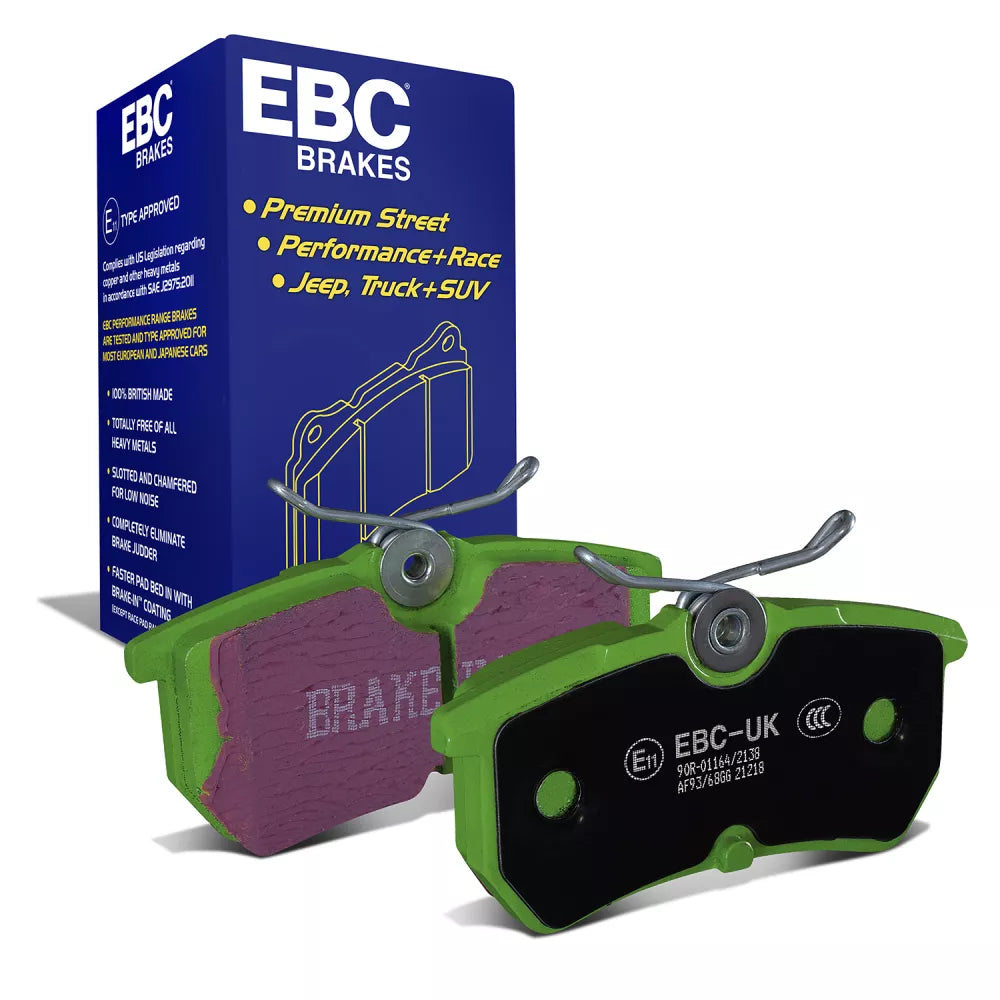 Rear Greenstuff Brake Pad 2000 Series Sport Set DP21218
