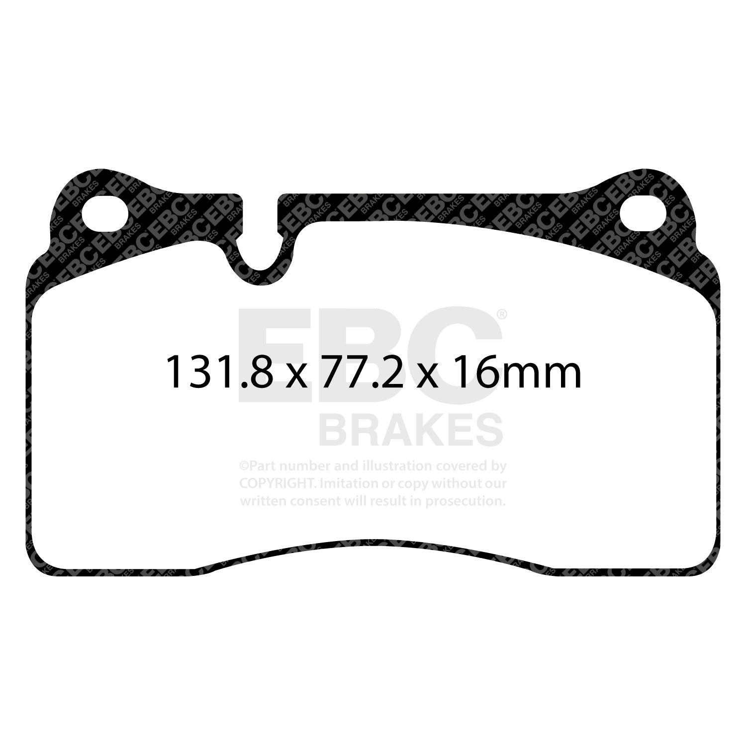 Front Racing RP-1™ Track and Race Brake Pads - DP82070RP1