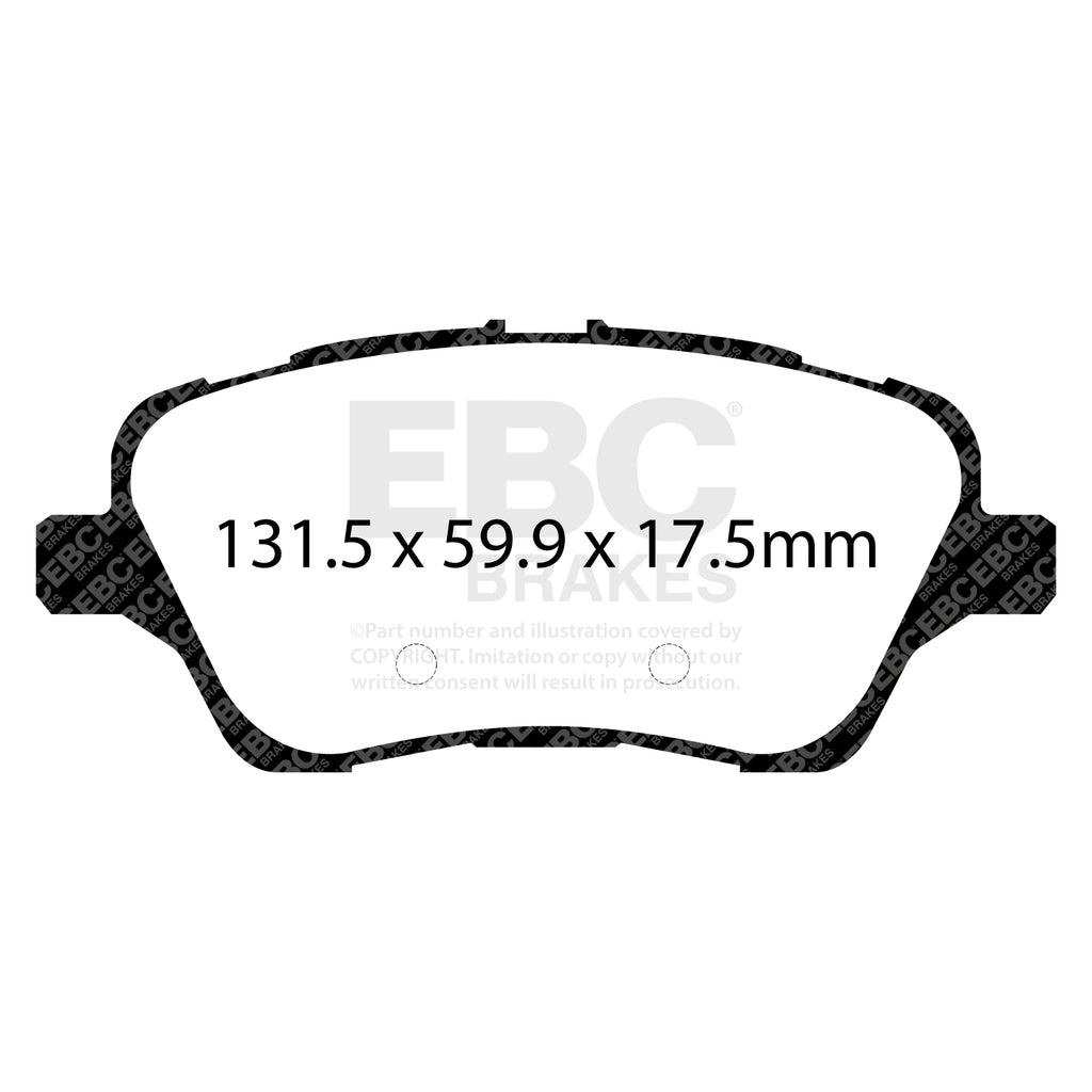 Ultimax Pad and Plain Disc Full Kit (Front & Rear Discs+Pads) PD40K739