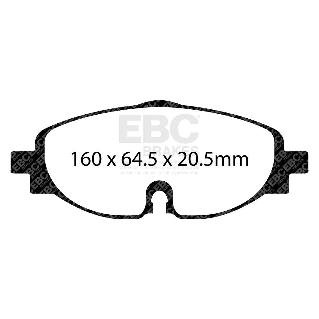 Front Yellowstuff 4000 Series Street and Track Brake Pad Set DP42150R