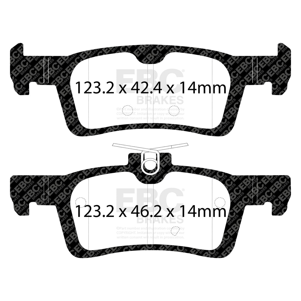 Ultimax Pad and Plain Disc Full Kit (Front & Rear Discs+Pads) PD40K2476