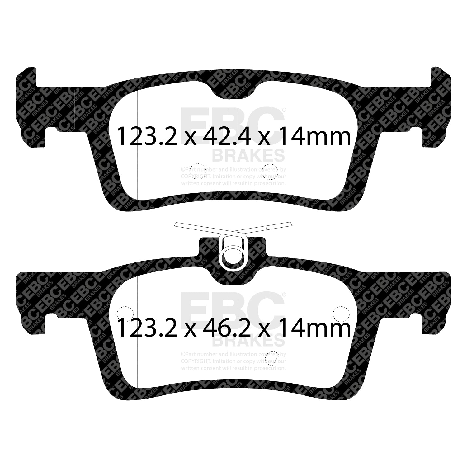 Rear Ultimax Pad and Plain Disc Rotor Kit PDKR1100