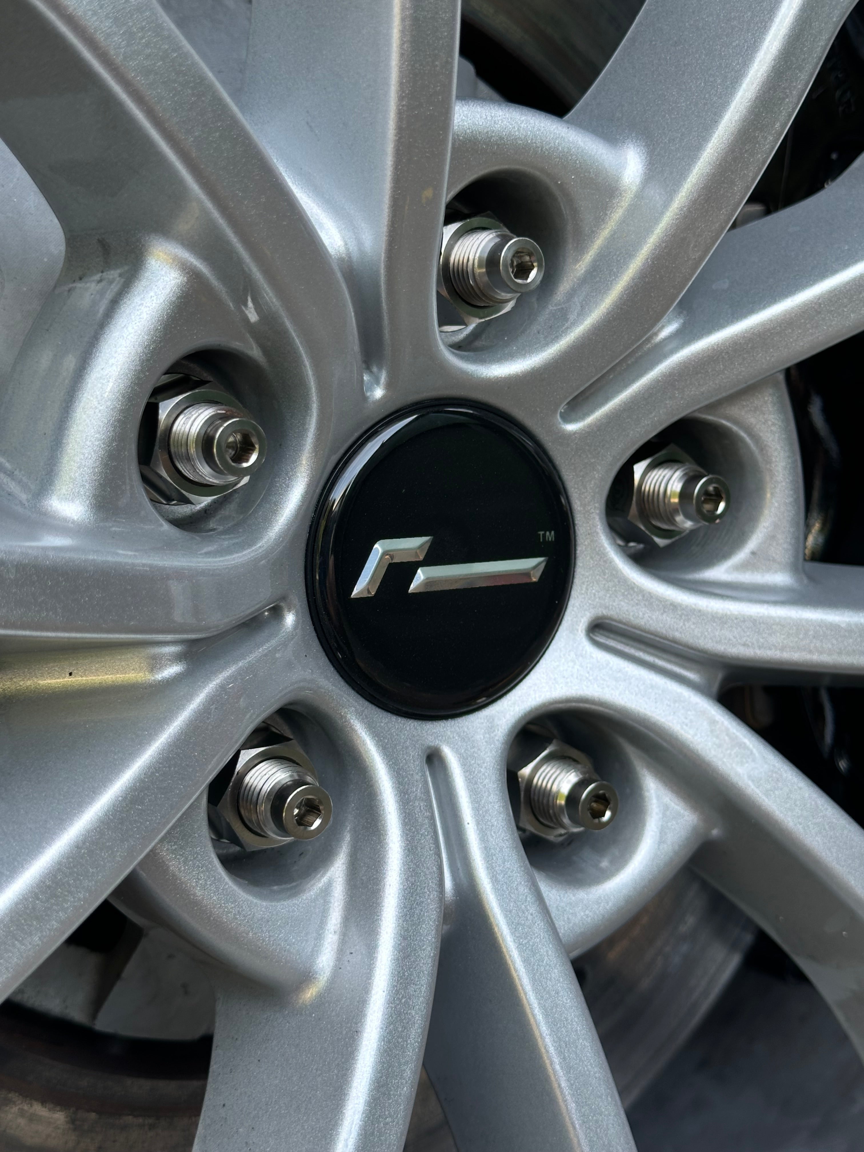 Titanium Wheel Stud & Nut Kits M14/M12