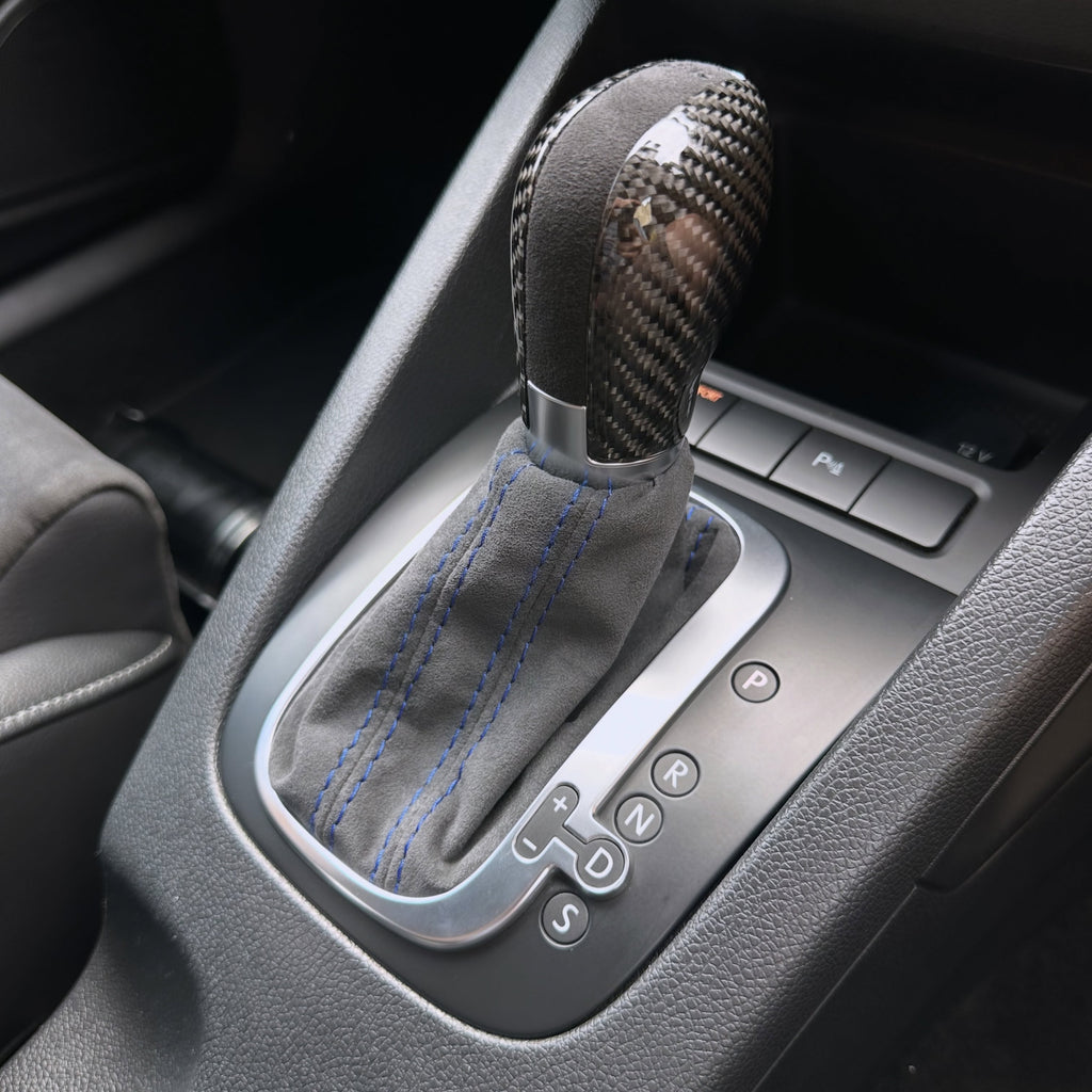 VW Carbon Fibre & Alcantara DSG Knob/Gaiter Sets