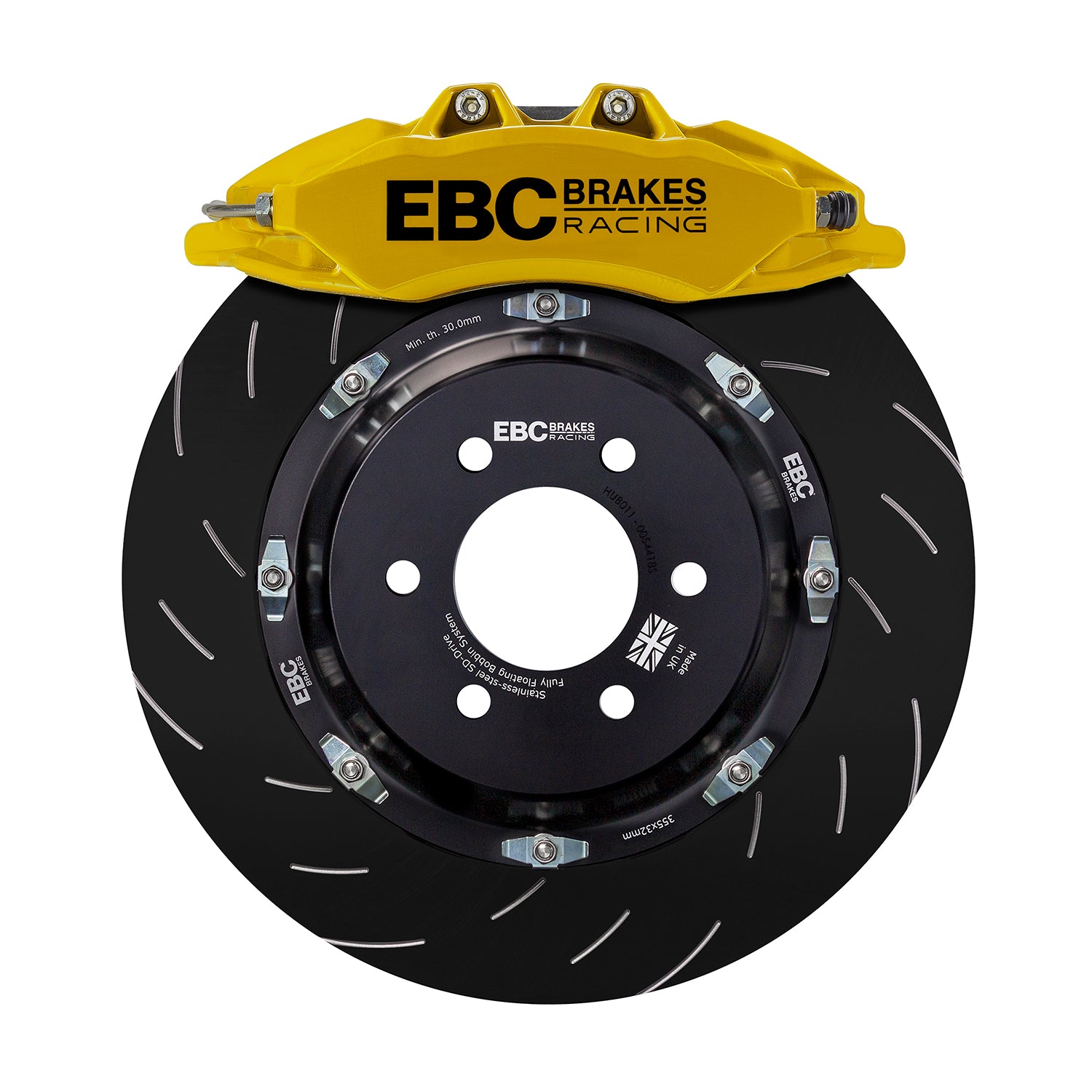 EBC Brakes Balanced Big Brake Kit (BLACK) 380x36 Disc BBK033YEL-2