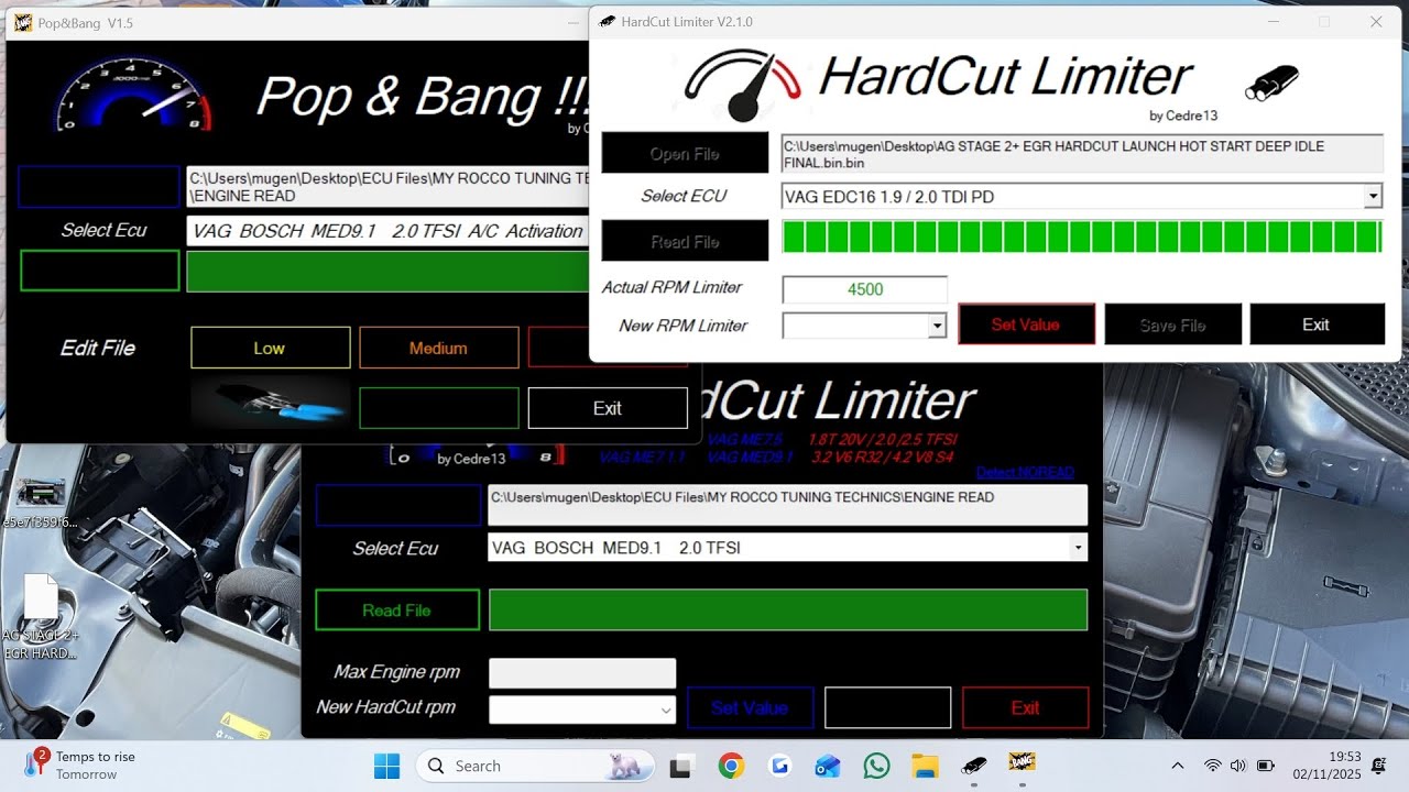 Hardcut Limiter - Pop & Bang Software - Launch Control - Hot Start - VMax - MED9 ME7 - EDC15/16/17 + Download ECU Remapping Tuning